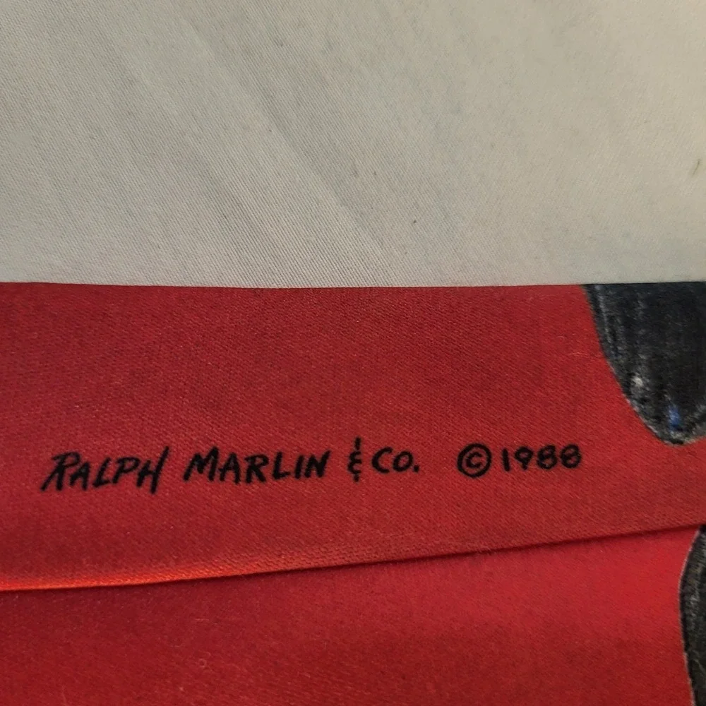 Ralph Marlin polyester necktie men